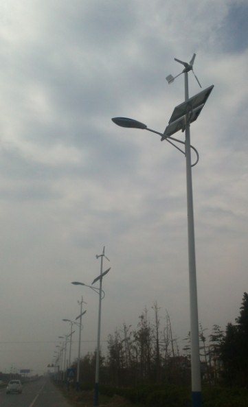 上海风光互补路灯工程案例